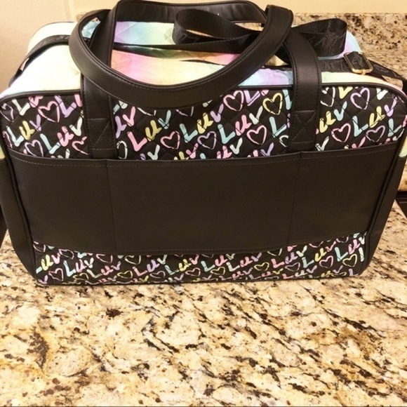 Betsey Johnson weekender rainbow bag NWT - Picture 8 of 16